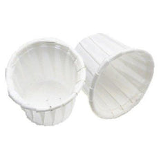 3/4 oz Paper Souffle Cups - 1000 per Case